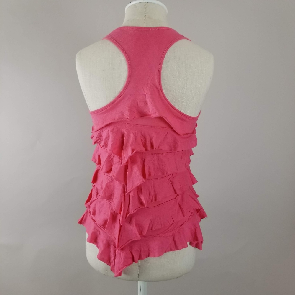 Pink Ruffle Tank - Picture 4 of 5